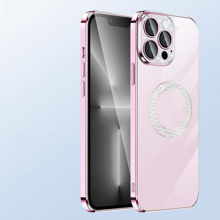 Soft Diamond Magenetic Ring Phone Case