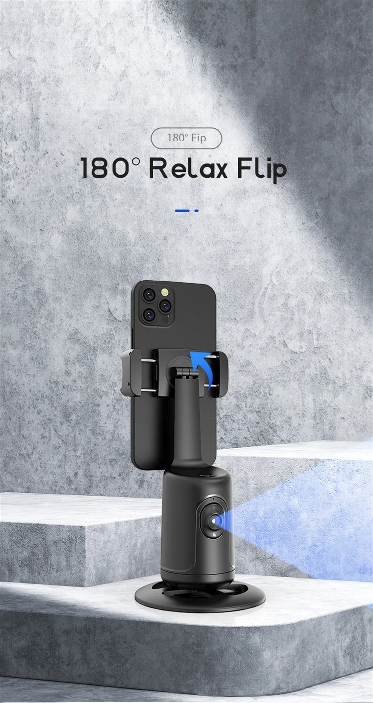 360 Auto Face Tracking Gimbal AI Smart Phone Holder