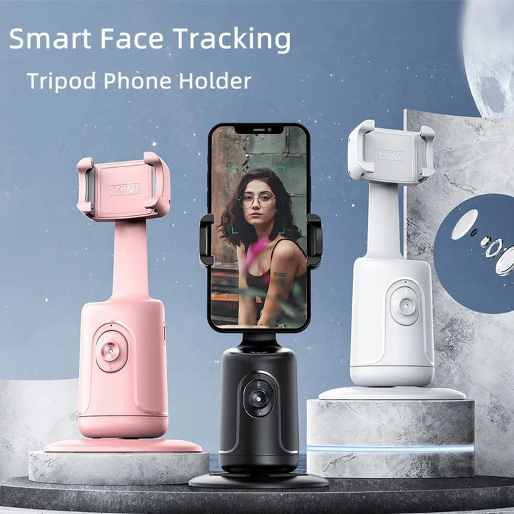 360 Auto Face Tracking Gimbal AI Smart Phone Holder