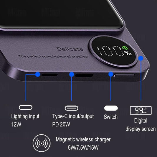 Wireless Magnetic Powerbank Charger